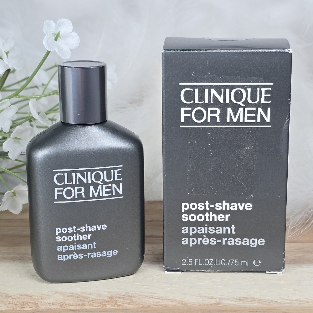 Clinique For Men Post Shave Soother Face Aftershave Cream Aloe Moisturizer New